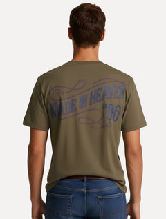 Camiseta John John Masculina Relaxed Fit Ranch Marrom Escuro