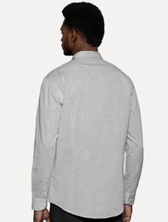 Camisa Aramis Masculina Slim Algodão Willis Chumbo