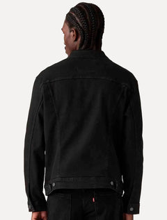 Jaqueta Levis Jeans Masculina Trucker Preta