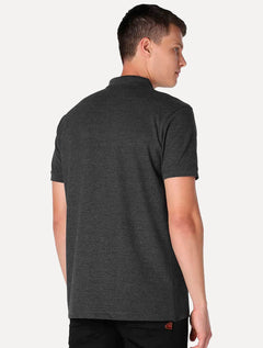 Polo Aramis Masculina Basic Piquet Grafite Mescla