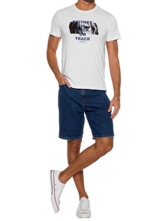 Camiseta Sergio K Masculina Brit. Is Back Branca