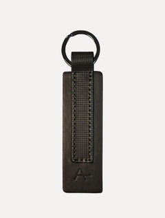 Kit Chaveiro e Porta Cartão Aramis Masculina Couro Texture Marrom Café