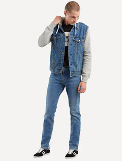 Calça Levis Jeans Masculina 511 Slim Stretch Washed Azul