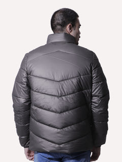 Jaqueta Victory Eagle Masculina Metallic Zip Chumbo