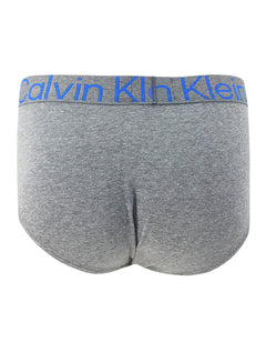 Cueca Calvin Klein Brief Cotton Stretch Preta e Cinza Blu Logo Pack C11.03 CZ06 2UN