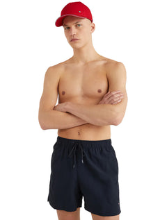 Short Tommy Hilfiger Medium Drawstring Embroidered Logo Azul Marinho