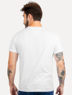 Camiseta Tommy Hilfiger | Masculina Stack Brand Love Branca