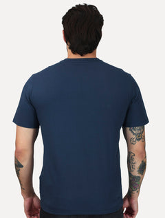 Camiseta Levis Masculina Standard Classic Printed Housemark Azul Marinho