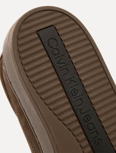 Tênis Calvin Klein Jeans Masculino Palito Side Nobuck Marrom