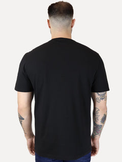 Camiseta Von der Volke Masculina Origineel Signature Logo Preta