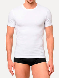 Sunga Calvin Klein Swimwear Gorgurão Stripes Logo Preta