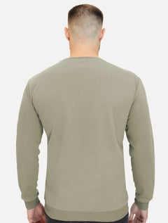 Moletom Dixen Masculino Crewneck Liso Verde