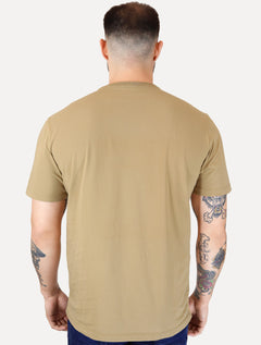 Camiseta Von der Volke Masculina Origineel Bloc Lion Cáqui