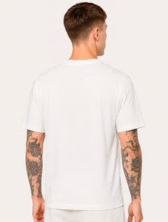 Camiseta Calvin Klein Jeans Masculina Committed to the Environment Branca