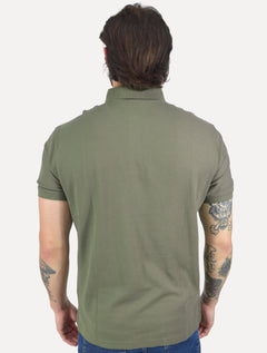 Polo Aramis Masculina Cotton Piquet Basic Verde Militar