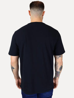 Camiseta Von der Volke Masculina Origineel Outline Crown Azul Marinho