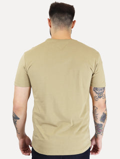 Camiseta Tommy Hilfiger Masculina Stack Brand Love Cáqui