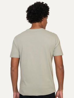 Camiseta Aleatory Masculina Navy Icon Cinza Médio