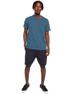 Camiseta Reserva Masculina Piquet Regular Azul Petróleo