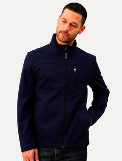 Jaqueta Calvin Klein Masculina Basic FullZiper Aquaguard Azul Marinho
