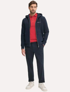 Polo Tommy Jeans Masculina Piquet Regular Placket Vermelho Médio