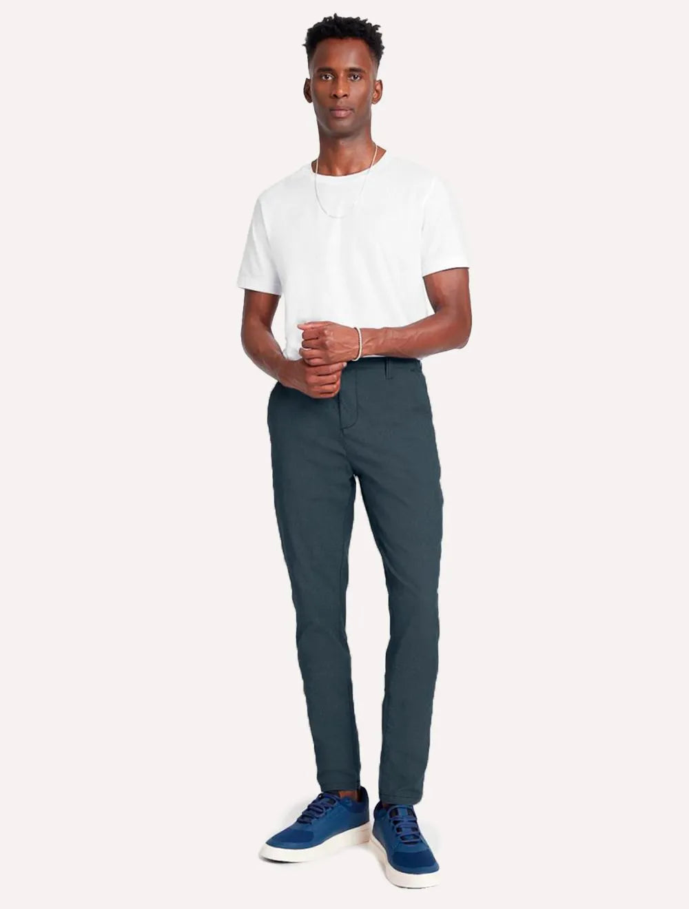 Calça Aramis Jeans Masculina Stretch Points Azul Marinho