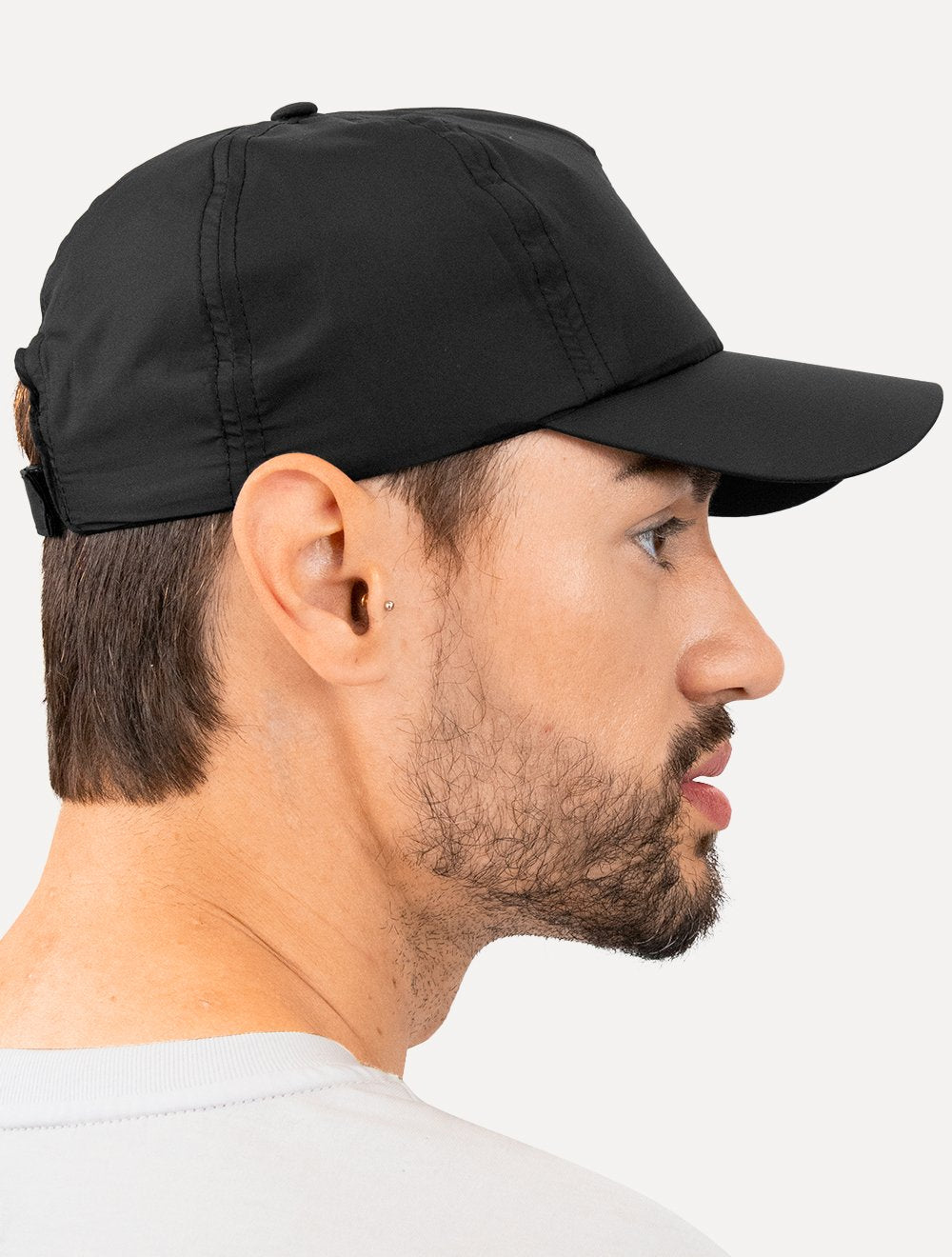 Boné Calvin Klein Masculino Swim Vertical Logo Preto