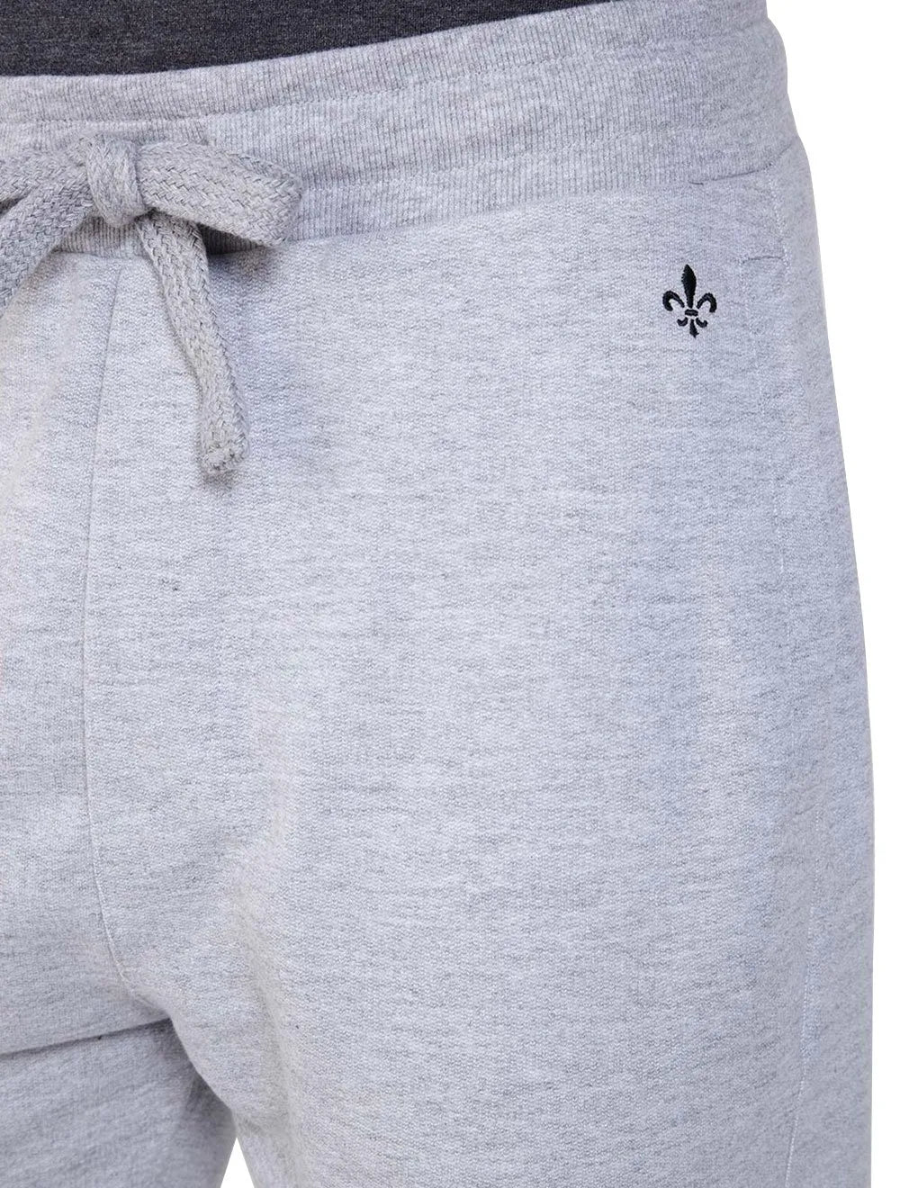 Calça Dudalina Masculina Moletom Comfy Cinza Mescla