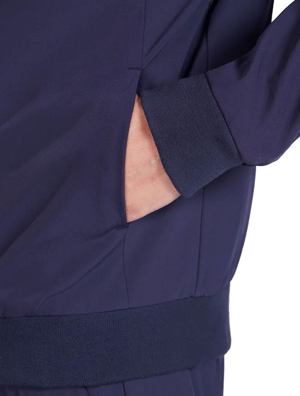 Jaqueta Aramis Masculina Hoodie Nylon Bomber Superflex Azul Marinho