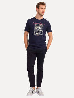 Camiseta Calvin Klein Jeans Masculina Sustainable Summer Essence Azul Marinho