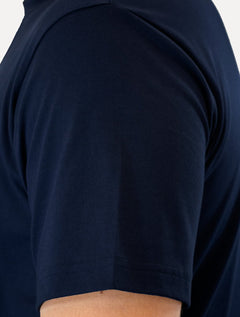 Camiseta Lacoste Masculina Classic Basic Cotton Azul Marinho