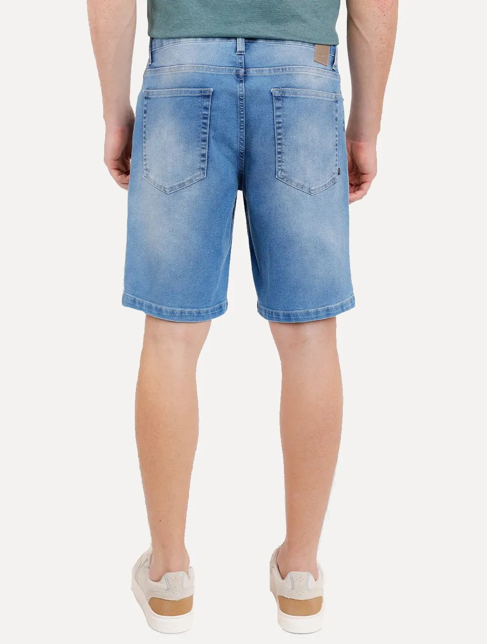 Bermuda Aramis Jeans Masculina Five Pockets Medium Sky Clara