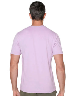 Camiseta Aleatory Masculina Navy Icon Lilás