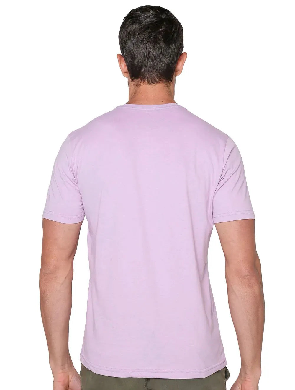 Camiseta Aleatory Masculina Navy Icon Lilás