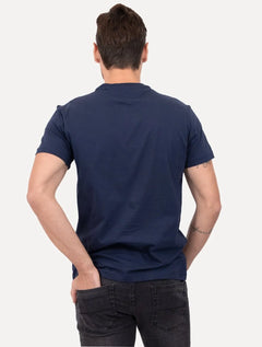 Camiseta Tommy Hilfiger Masculina Big Logo Est.1985 Azul Marinho