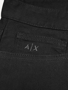 Calça Jeans Armani Exchange Masculina J14 Slim Fit 5 Pockets Preta