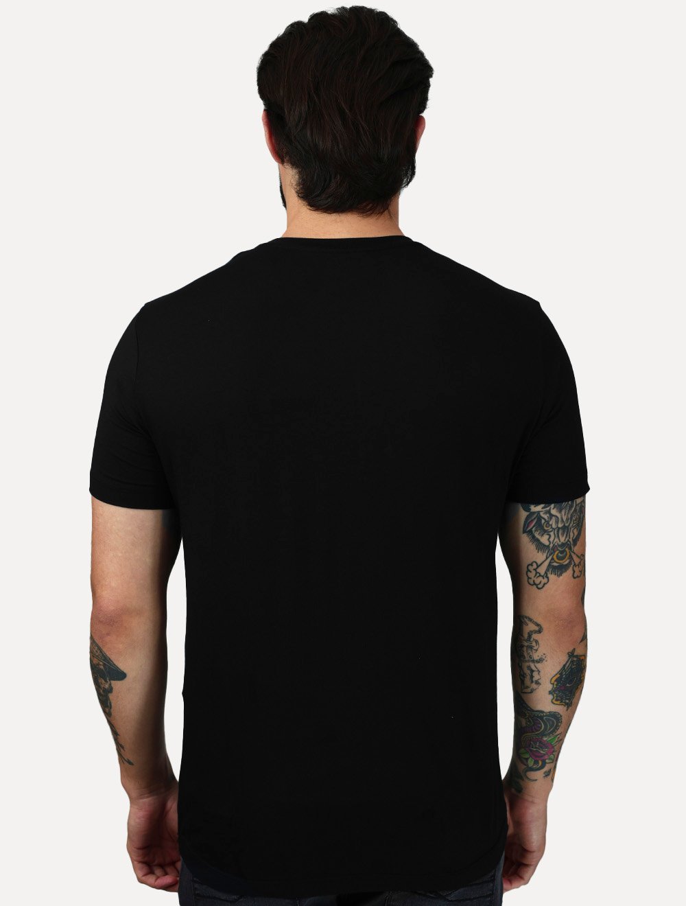 Camiseta K&J Black Travel Pack Tech Modal Preta