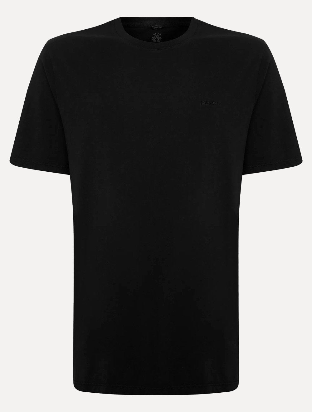 Camiseta John John Masculina Slim Fit Soft Preta