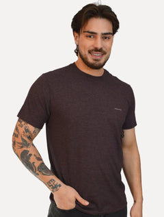 Camiseta Aramis Masculina Eco Lisa Light Icon Bordeaux Bordô Escuro