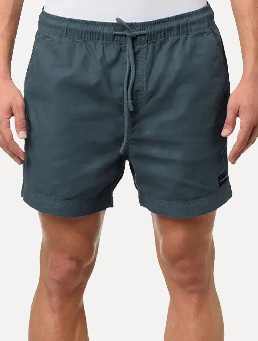 Short Calvin Klein Jeans Color Cós Elástico New Logo Azul Marinho