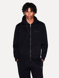 Moletom Armani Exchange Masculino Com Capuz Full Zip Subtle Logo Preto