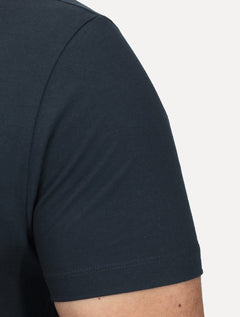 Camiseta Aramis Masculina Basica Mono Logo Surton Azul Marinho