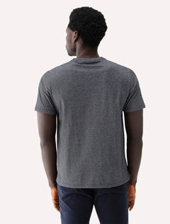 Camiseta Dudalina Masculina Micro Listras Preta