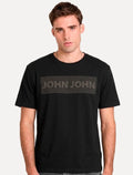 Camiseta John John Masculina Slim Fit Download Black