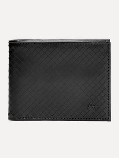 Carteira Aramis Masculina Couro Losango Preta