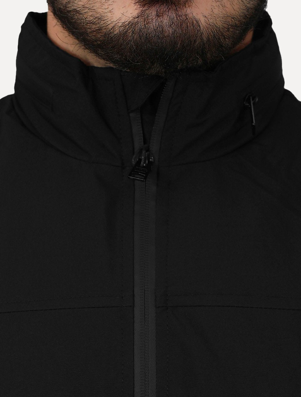 Jaqueta King & Joe Masculina Nylon Premium Capuz Preta