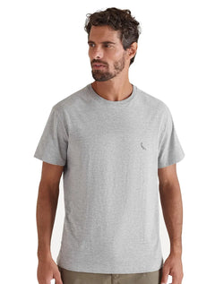 Camiseta Reserva Masculina California Grey Woodpecker Cinza Mescla