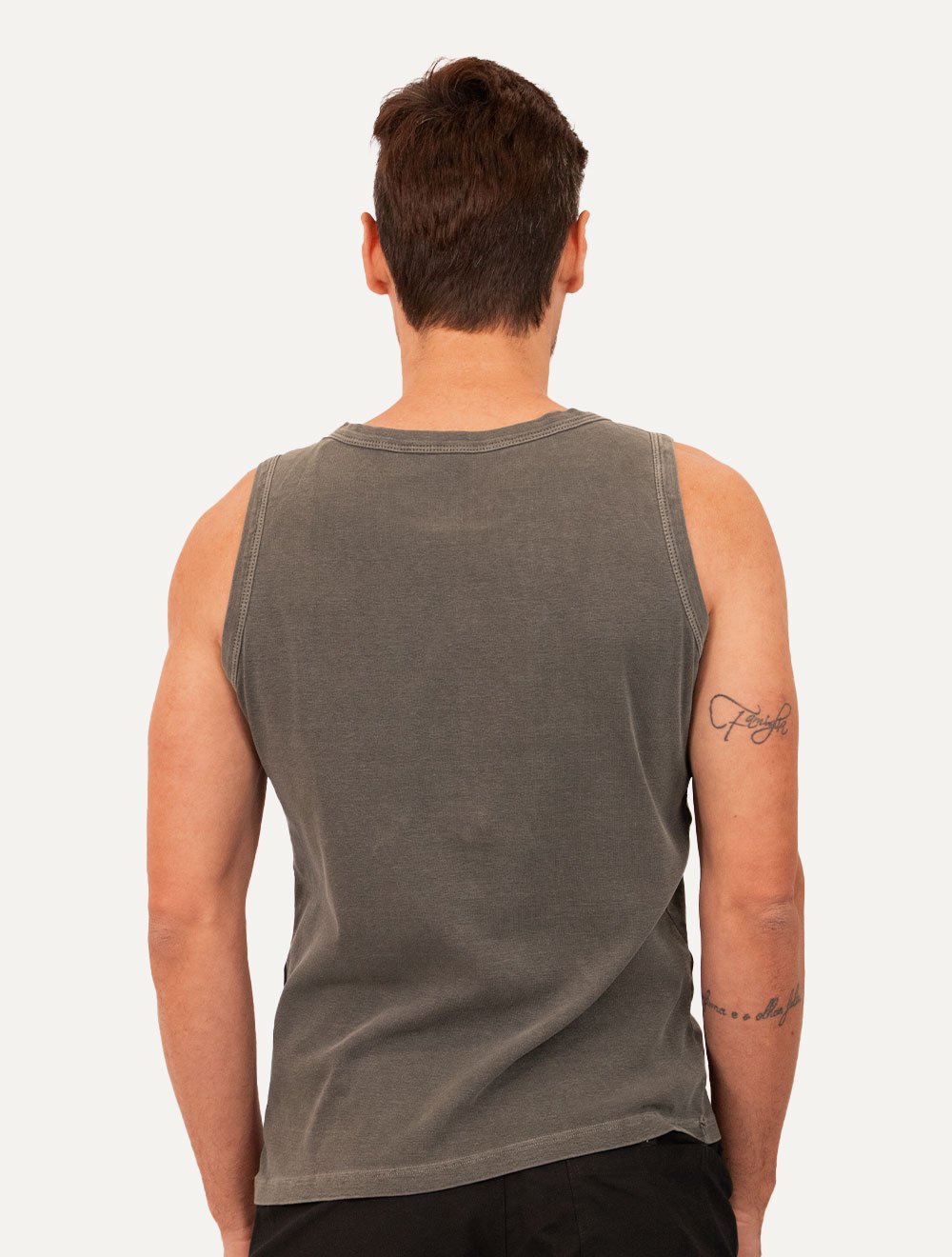 Regata Ellus Masculina Slim Rib Washed Crafted Stone Chumbo