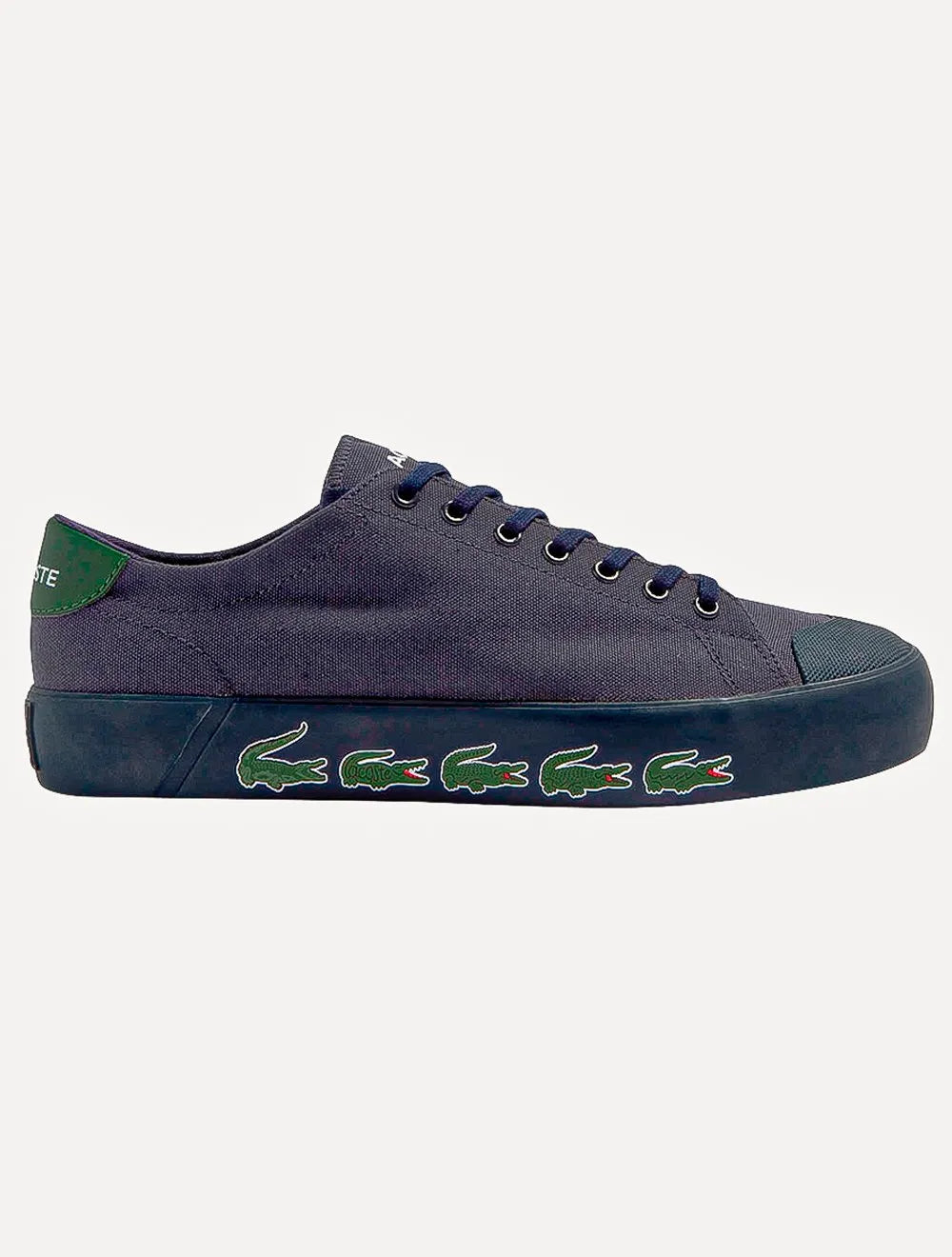 Tênis Lacoste Lona Gripshot Nvy/Dk Grn Azul Marinho