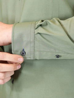 Camisa Dudalina Masculina Slim Tricoline Lisa Verde